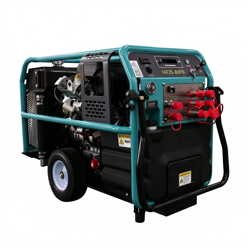 Industrial-grade Portable 35HP Hydraulic Power  Pack（HR35-80P）